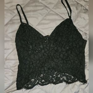 Lace crop top